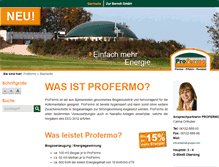 Tablet Screenshot of profermo.de